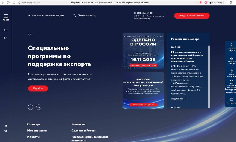 Сайт РЭЦ уйдёт на техработы: когда возобновится доступ